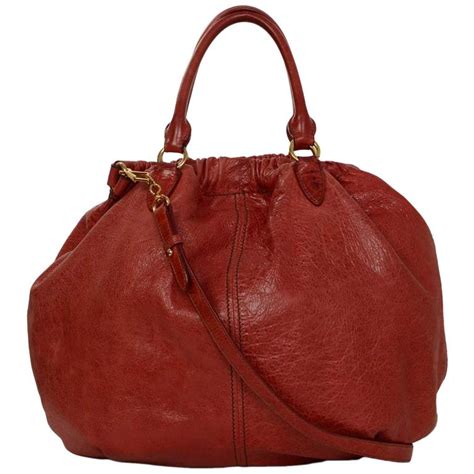 miu miu distressed leather bag|Women's Leather Shoulder Bags .